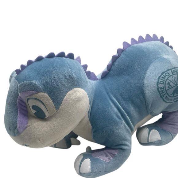 DISNEY The Dino Institute Aladar Blue Dinosaur Plush Animal Kingdom Purple Spike - Picture 12 of 13